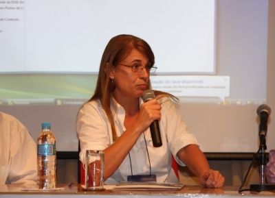 Tatiana Neves, Coordenadora Geral do Projeto Albatroz durante I Ciclo de Debates...