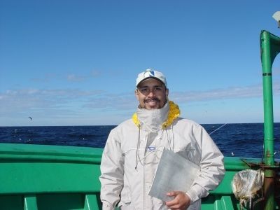 Dimas Gianuca, observador de bordo do Projeto Albatroz
