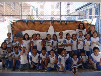 Alunos da escola Barão do Rio Branco