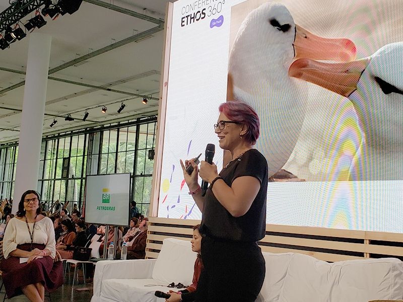 Coordenadora do Projeto albatroz participa da Conferência Ethos 360º  em painel sobre mulheres na ciência