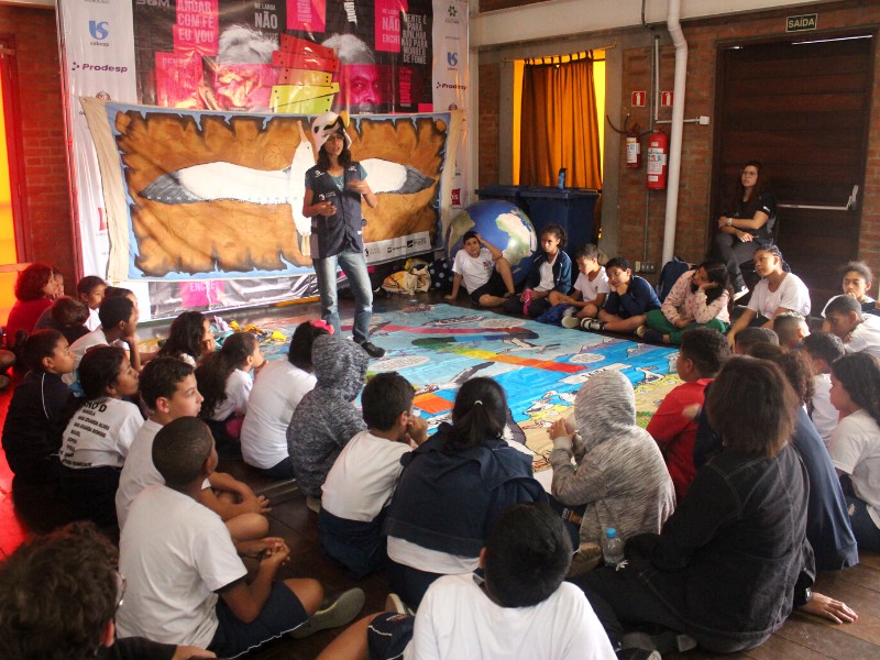 Projeto Albatroz envolve 150 crianças em atividades de educação ambiental no Instituto Arte no Dique