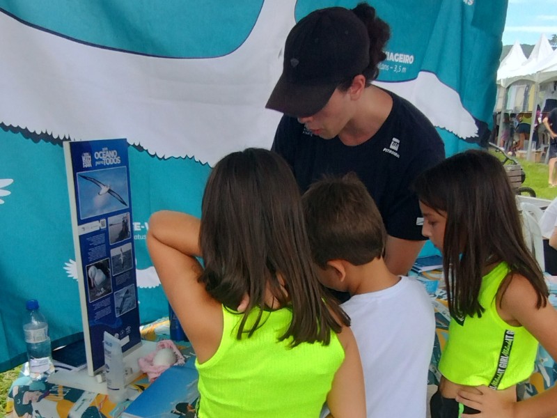 Para sensibilizar sobre conservação, Projeto Albatroz participa do Festival Oceano, em Santos (SP)