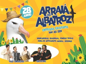 convite arraia do albatroz notcia